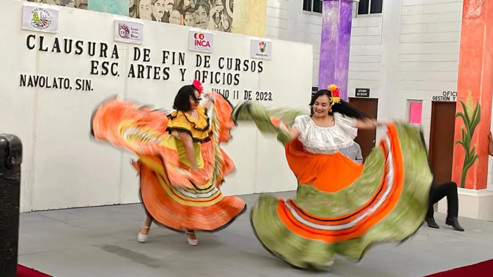 Alumnos del INCA dan muestra de talento y expresión durante la clausura de talleres en Navolato