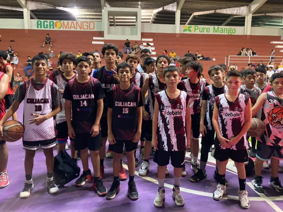 IMDE inaugura cuadrangular de básquetbol Escuinapa 2023. Foto: Cortesía