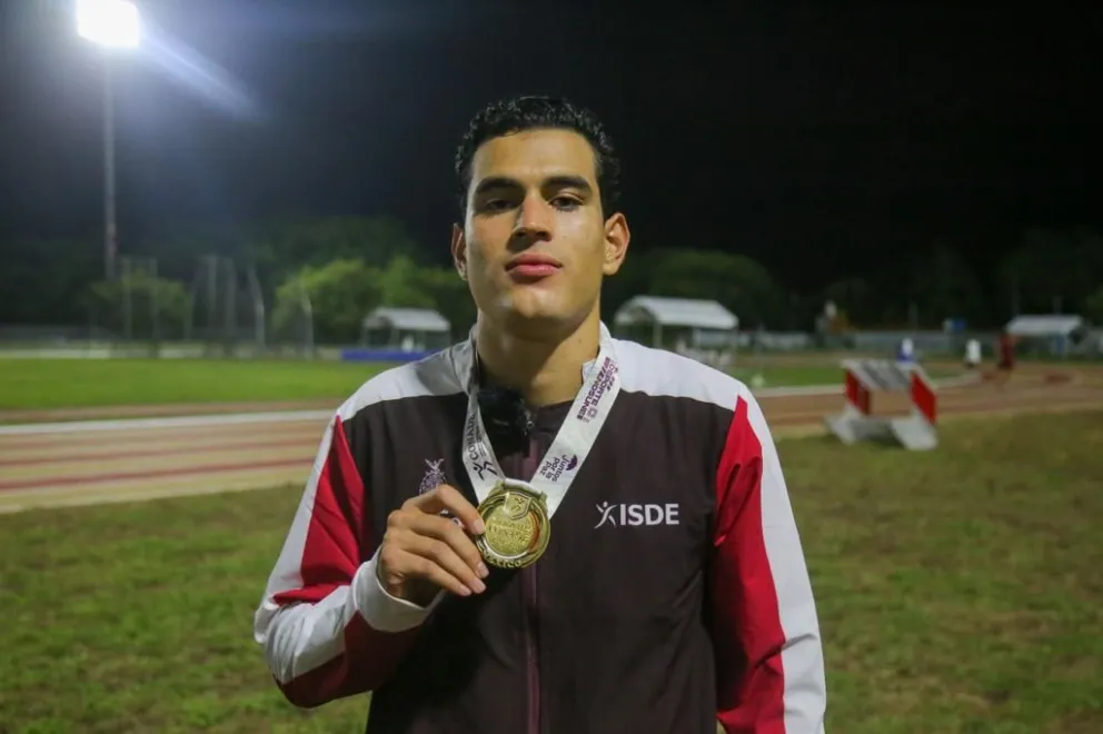  El velocista sinaloense, José Jaime Rodríguez Cornejo, conquista la medalla de oro, en los Nacionales Conade 2023.