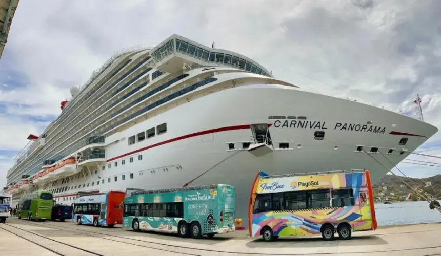 Aumenta el flujo de turistas que llegan a México, vía crucero, informó SECTUR. Foto: Cortesía