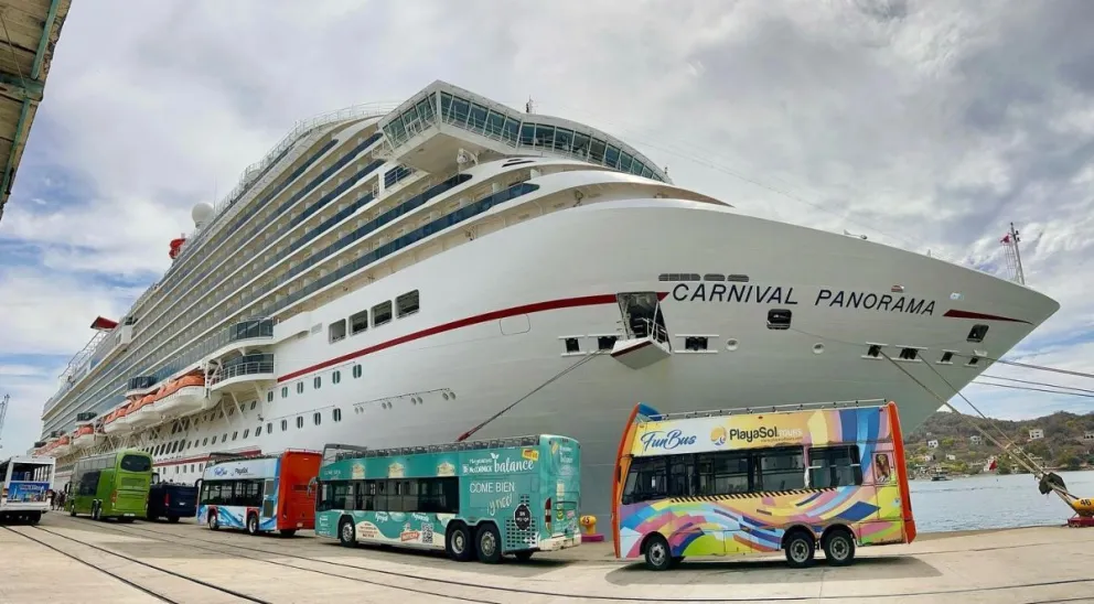 Aumenta el flujo de turistas que llegan a México, vía crucero, informó SECTUR. Foto: Cortesía