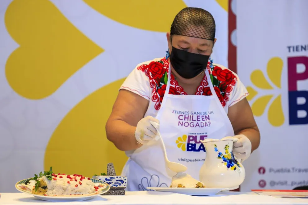 Ya están definidas las fechas de la Feria del Chile en Nogada de San Andrés Calpan, en Puebla. Foto: Cortesía