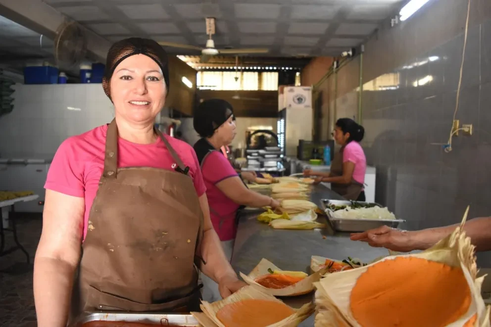 En Barrancos Blanca Lidia hace los tamales que conquistan paladares