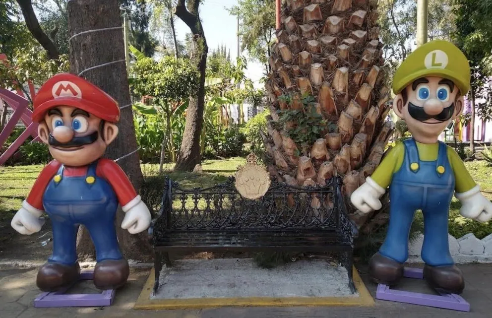 El Parque de Mario Bros, en la alcaldía Venustiano Carranza, en la CDMX. Foto: Cortesía