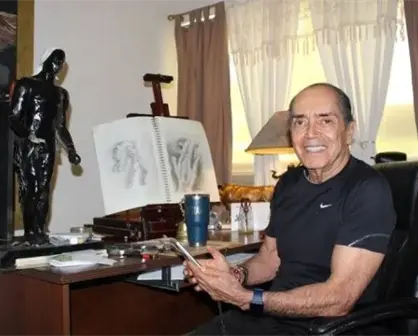 Gustavo es abuelo de siete; atleta, artista y académico
