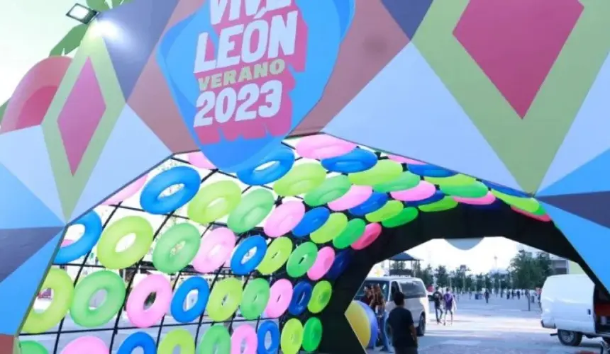 ¡Como en playa! Así se vive el Festival Vive León Verano 2023