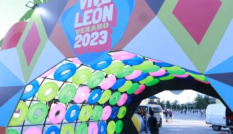 ¡Como en playa! Así se vive el Festival Vive León Verano 2023