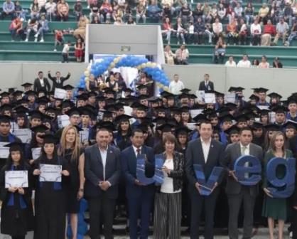 Más de 300 jóvenes se gradúan de 21 Telebachilleratos Comunitarios en León, Guanajuato