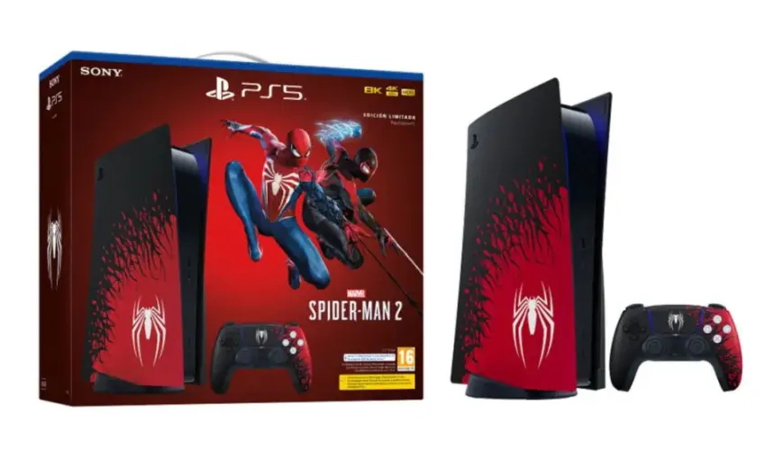 Consola de videojuegos PS5 edición especial de Spiderman 2; cuánto cuesta y fecha de venta