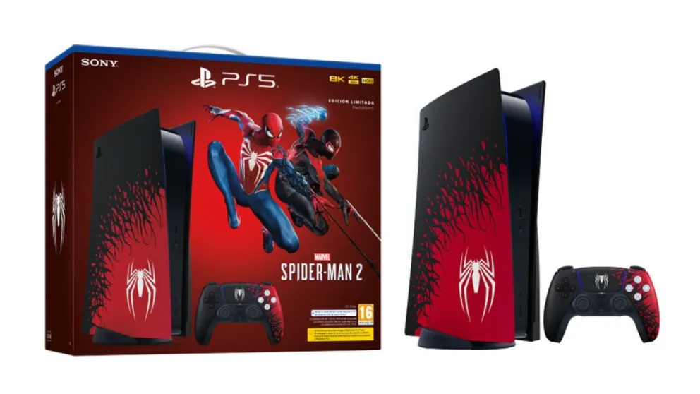 Consola de videojuegos PS5 edición especial de Spiderman 2; cuánto cuesta y fecha de venta