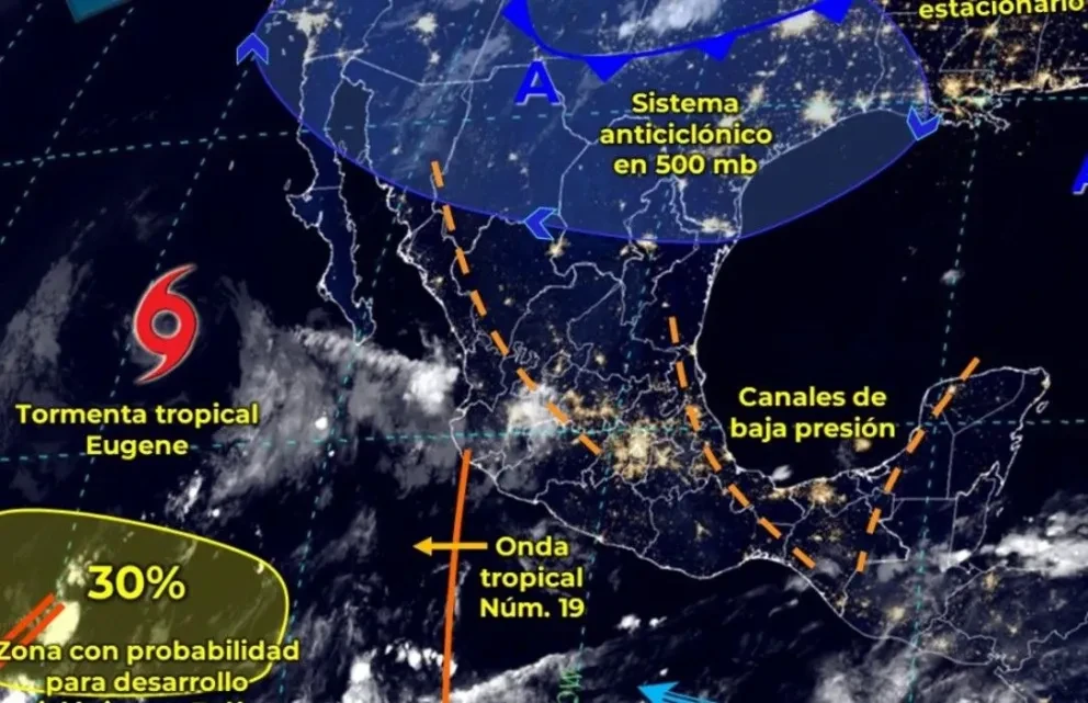 Pronóstico del clima en México hoy 7 de agosto de 2023