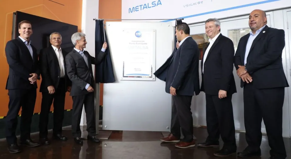 Se inauguró la planta de la empresa Metalsa, en Apaseo el Grande, Guanajuato. Foto: Cortesía