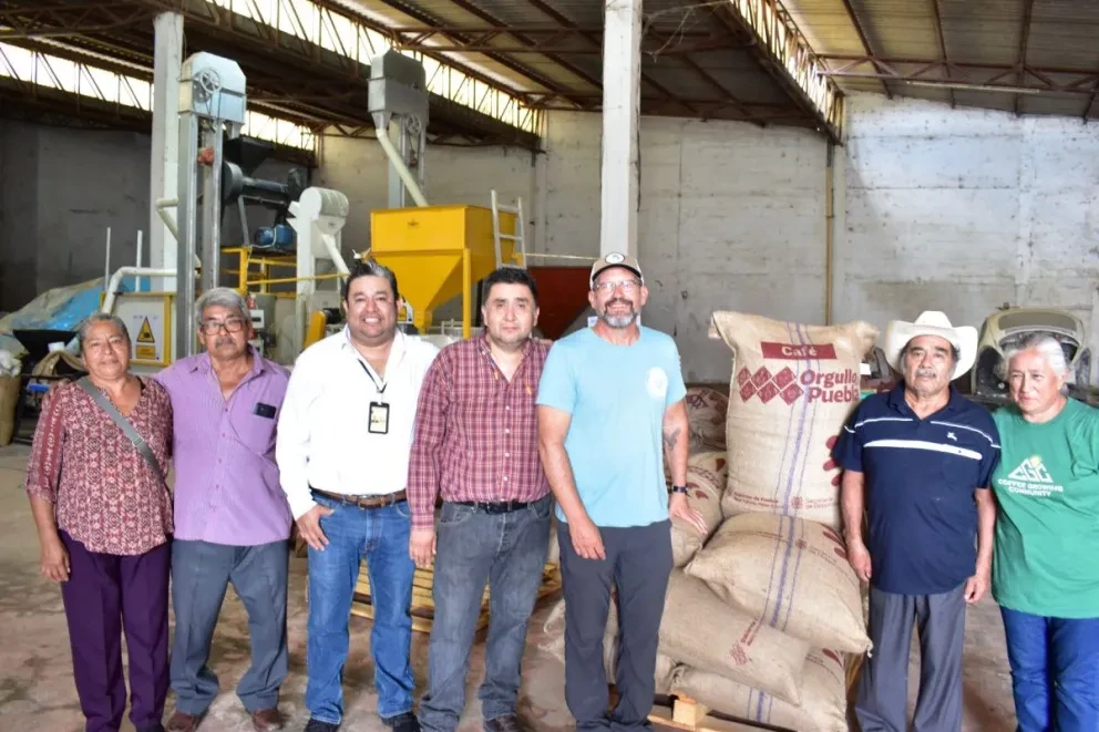 Café poblano consigue exportar sus primeras 3 toneladas a Estados Unidos. Foto: Cortesía