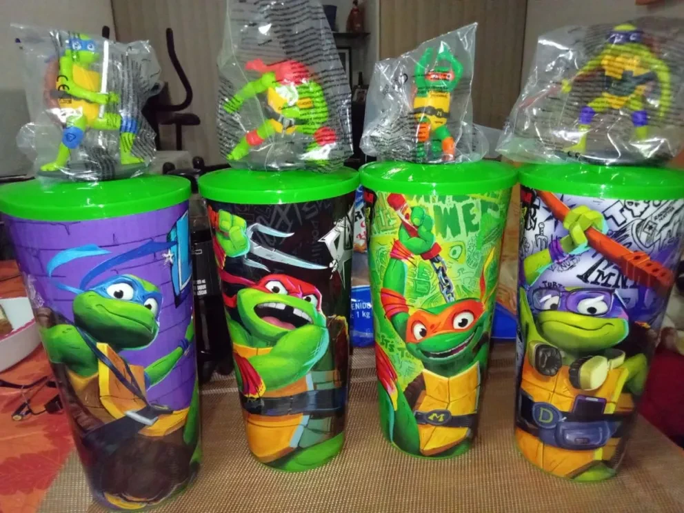 Coleccionables de la película de las Tortugas Ninga, Cinemex VS Cinépolis; cuánto cuestan