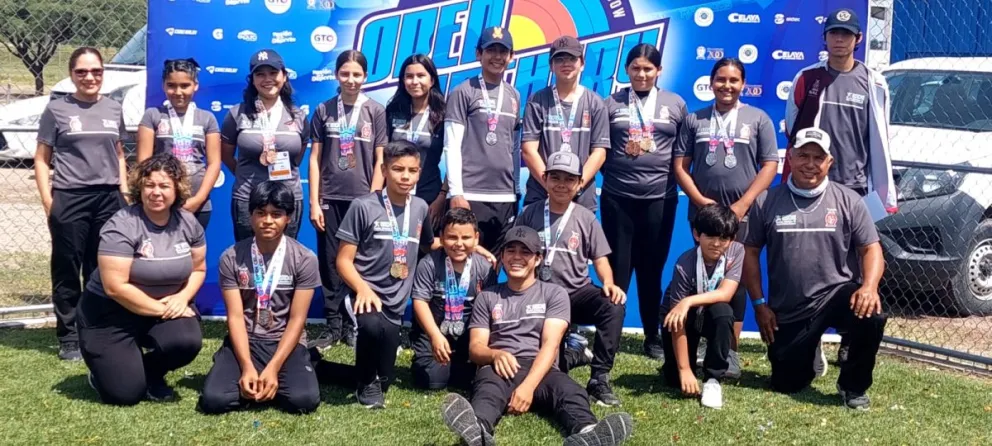 Un total de 39 medallas, de las cuales nueve fueron de oro, obtuvo la delegación de Sinaloa en el II Campeonato Nacional Infantil de Tiro con Arco y Barebow.