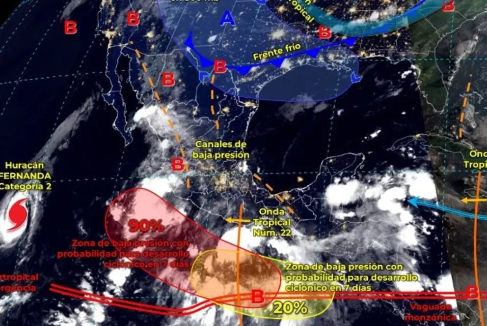 Clima en México hoy martes 15 de agosto de 2023: prepárate para las lluvias en Sinaloa y más estados