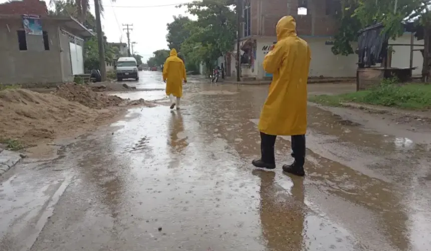 La tormenta tropical Hilary provoca lluvias esta tarde en algunos estados de México. Foto: Cortesía