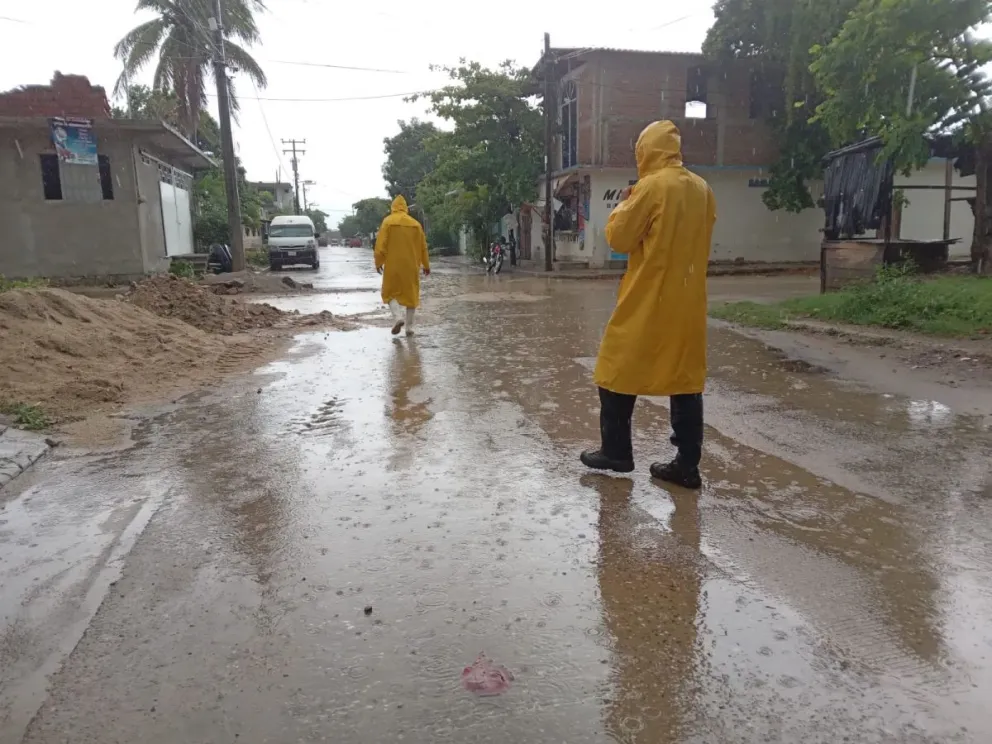 La tormenta tropical Hilary provoca lluvias esta tarde en algunos estados de México. Foto: Cortesía