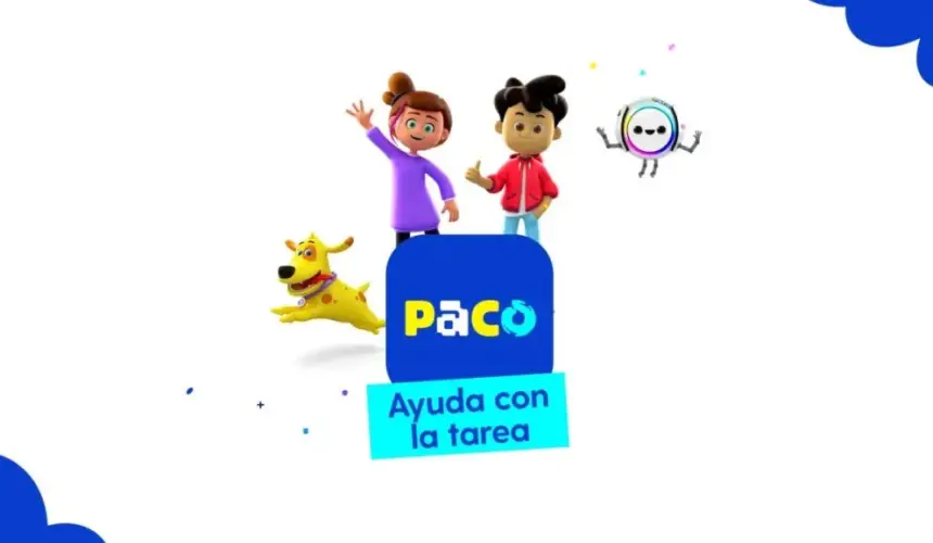 PACO ayuda con ejercicios y tareas escolares