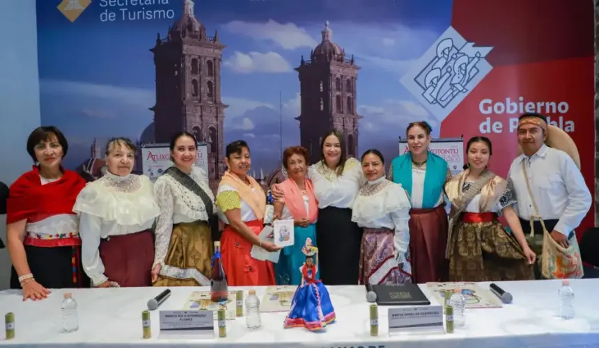 Presentan las fiestas de Atlixco, en Puebla 2023. Foto: Cortesía