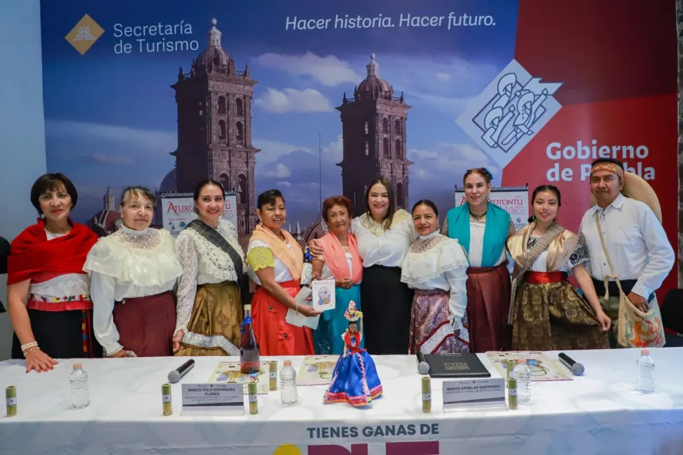 Presentan las fiestas de Atlixco, en Puebla 2023. Foto: Cortesía