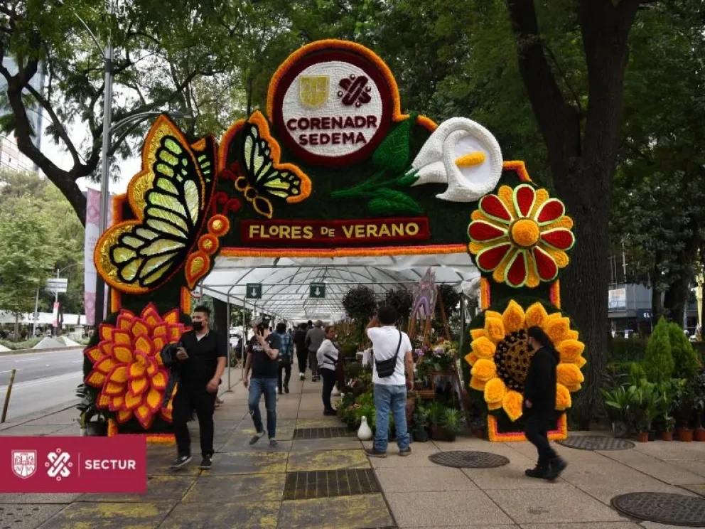 Inicia el Festival de las Flores de Verano 2023 en la CDMX. Foto: Cortesía