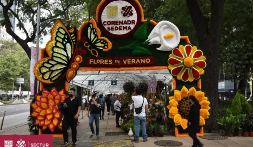  Inicia el Festival de las Flores de Verano 2023 en la CDMX. Foto: Cortesía