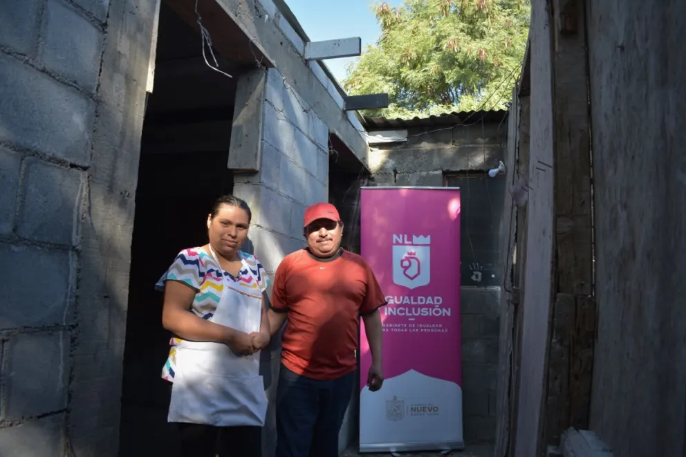 Apoya el Gobierno de Nuevo León a más de 2 mil familias para que tengan un lugar digno para habitar. Foto: Cortesía