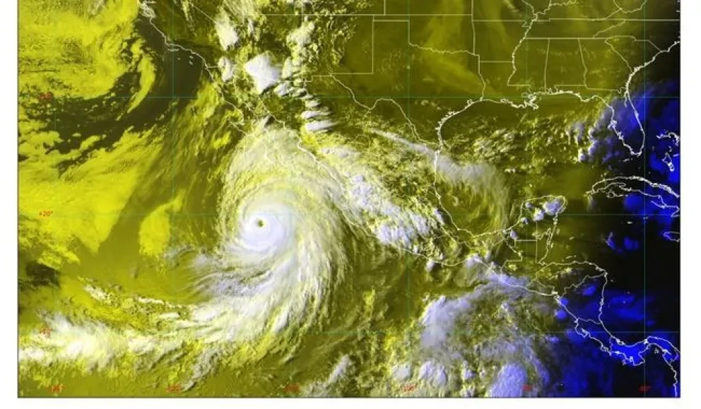 Huracán Hilary en categoría 4, en cuáles estados provocará lluvias. Foto: Cortesía