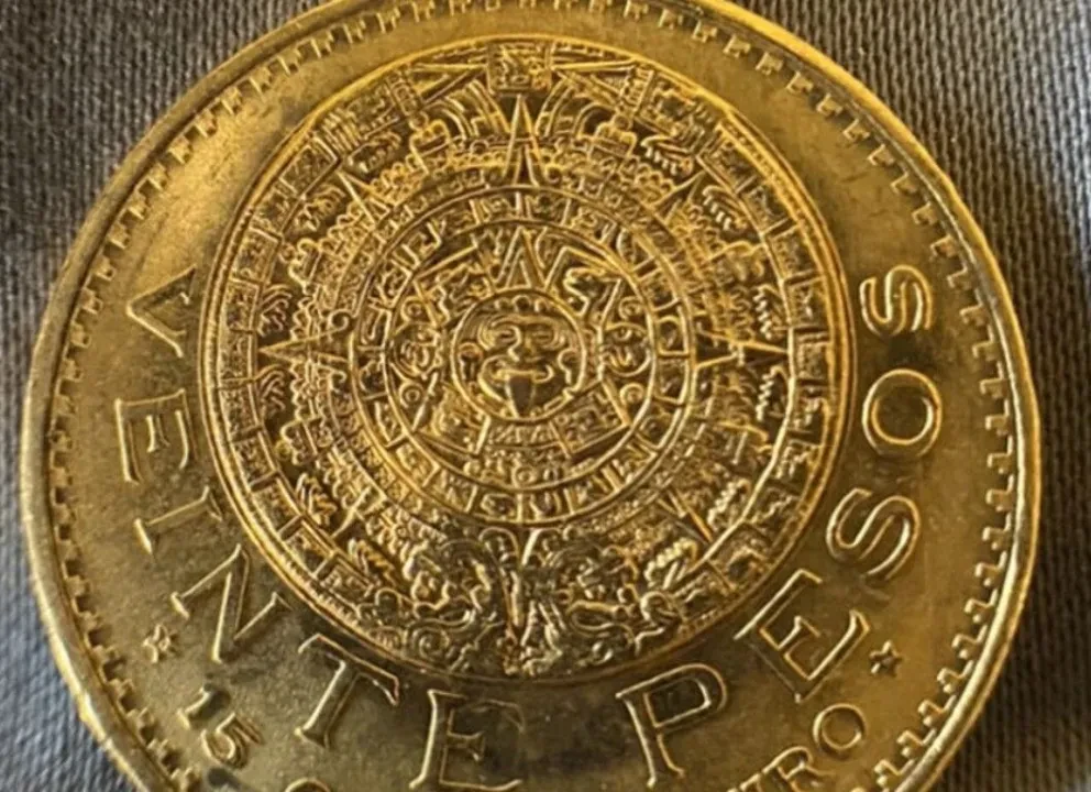 Banorte ofrece hasta 13 mil 800 pesos por esta moneda conmemorativa de 20 pesos