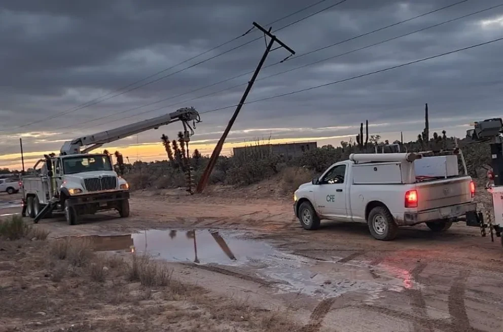 CFE informa a habitantes de Baja California, Baja California Sur y Sonora sobre la falta de energía eléctrica