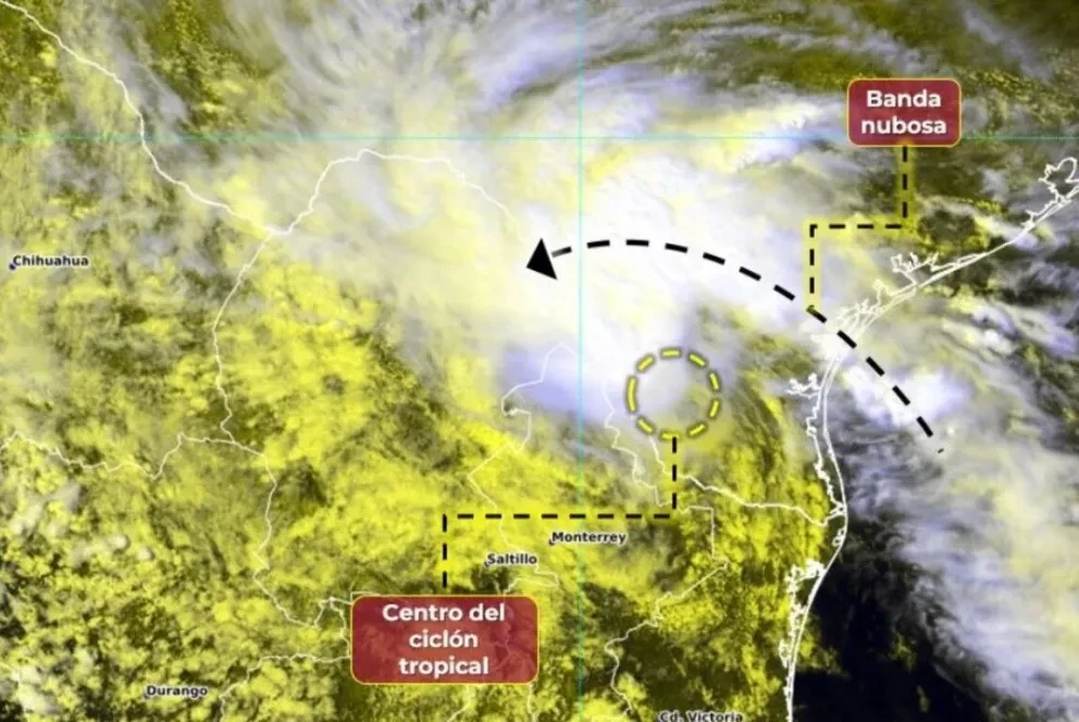 Harold se debilita a depresión tropical; esta es su trayectoria hoy 22 de agosto de 2023