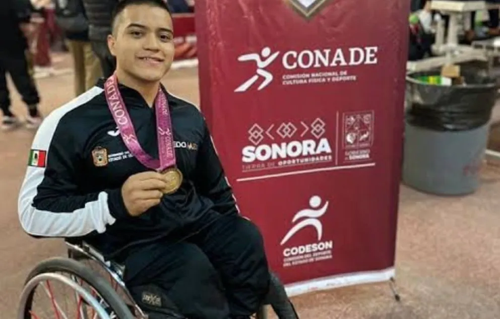 Andrik Martínez obtiene plata en Campeonato Mundial de Para Powerlifting.