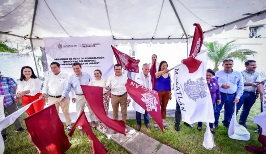 En Mazatlán, inicia remodelación del quirófano del Hospital Municipal “Margarita Maza de Juárez”.