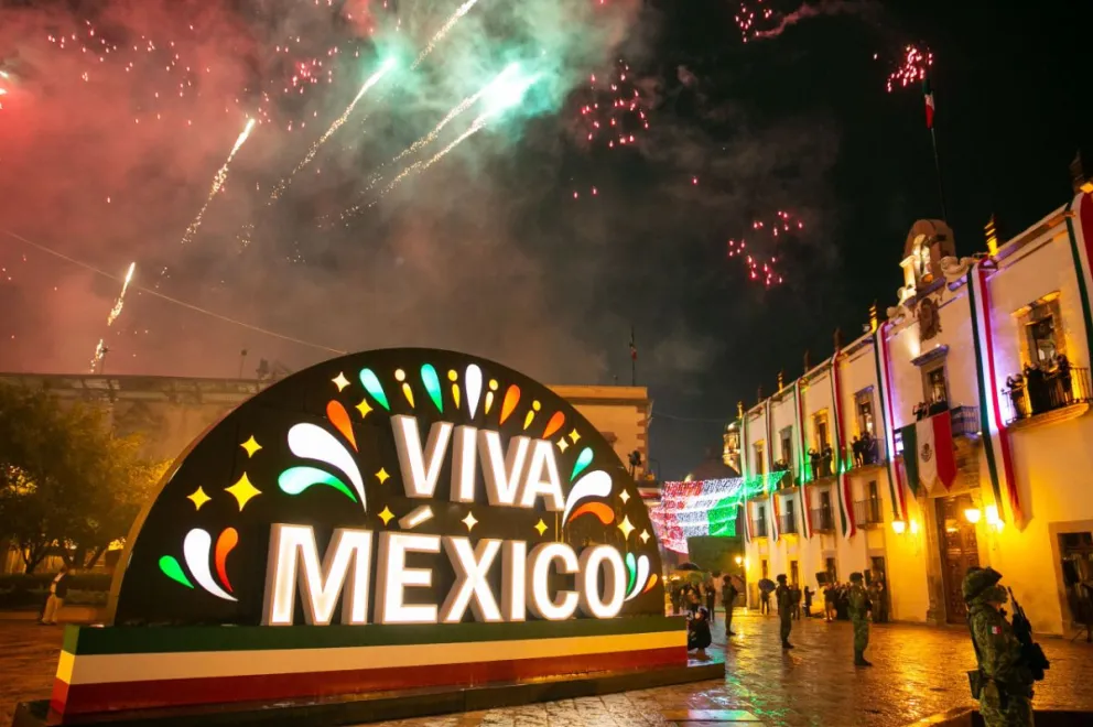 Ceremonia del Grito de Independencia en Querétaro. Foto: Cortesía