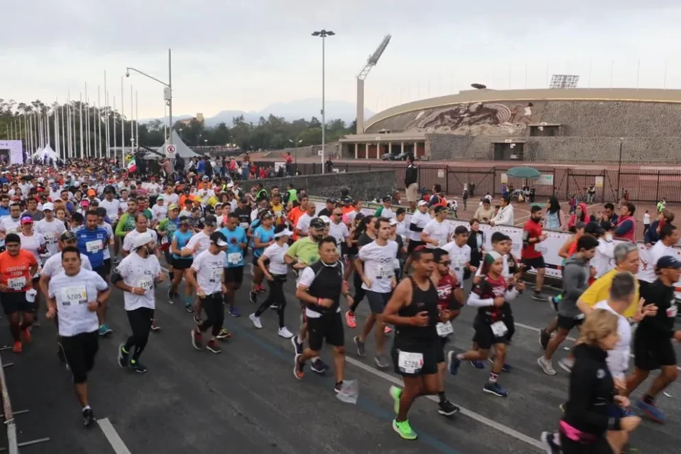 La XL edición del Maratón de la Ciudad de México (CDMX) Telcel 2023. Foto: Cortesía