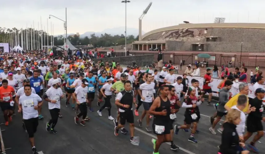 La XL edición del Maratón de la Ciudad de México (CDMX) Telcel 2023. Foto: Cortesía