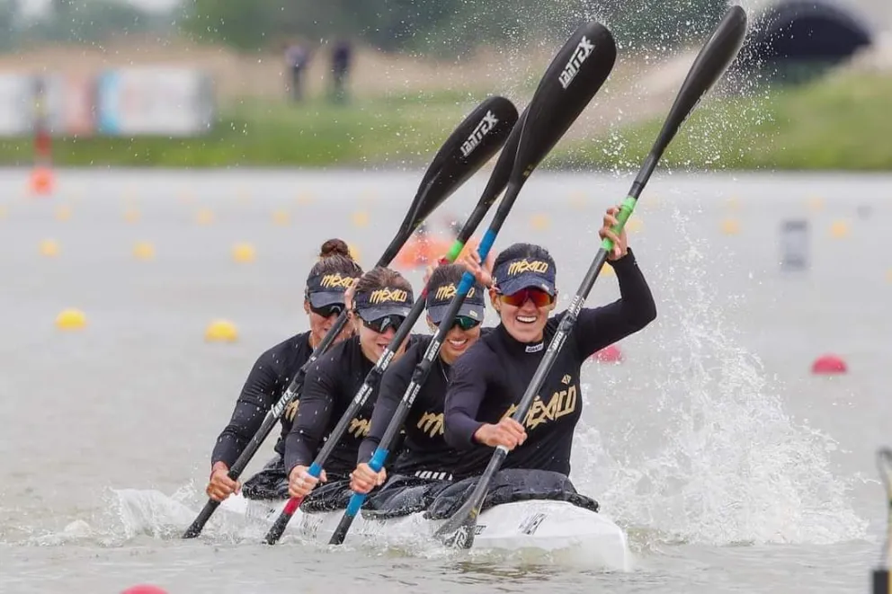 Kayakistas mexicanos logran pase a semifinales en Mundial de Canotaje Alemania 2023