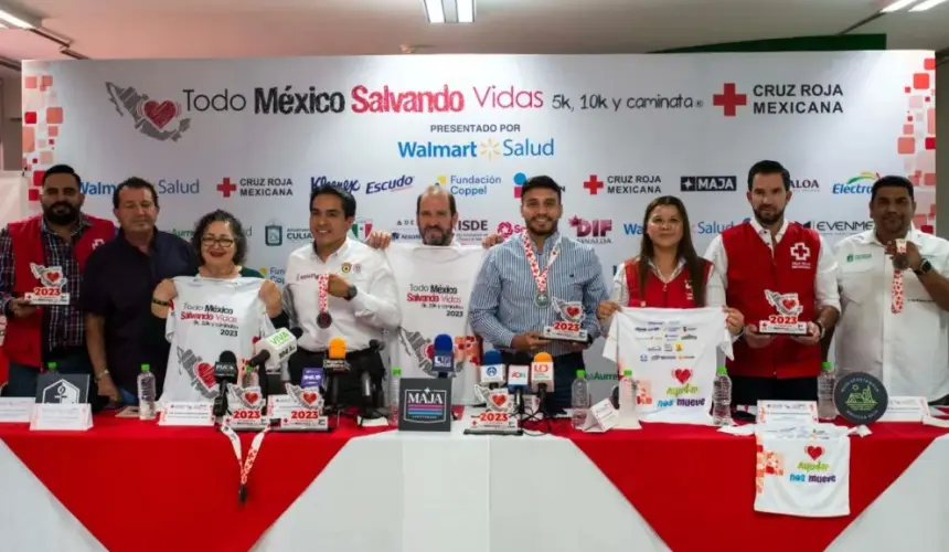 La cuarta edición de la carrera “Todo México Salvando Vidas” de Cruz Roja Mexicana, que se realizará el próximo 10 de septiembre en los 32 estados del país.