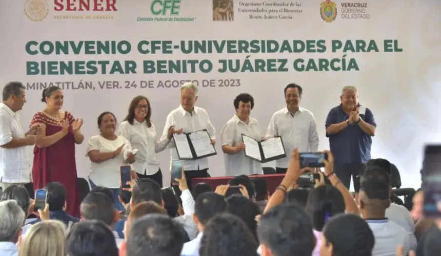 La CFE dará empleo a futuros ingenieros de México de universidades para el Bienestar.