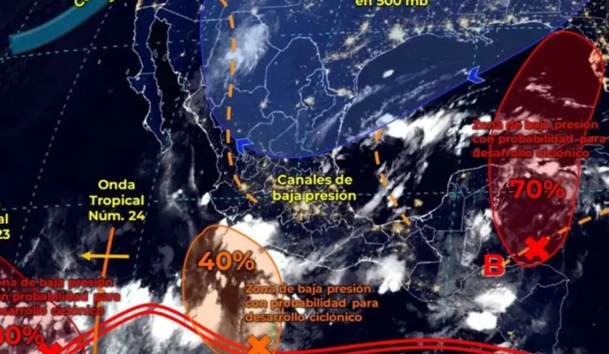 ¡No guardes el paraguas! Habrá más lluvias para Sinaloa; Clima en México hoy 25 de agosto de 2023