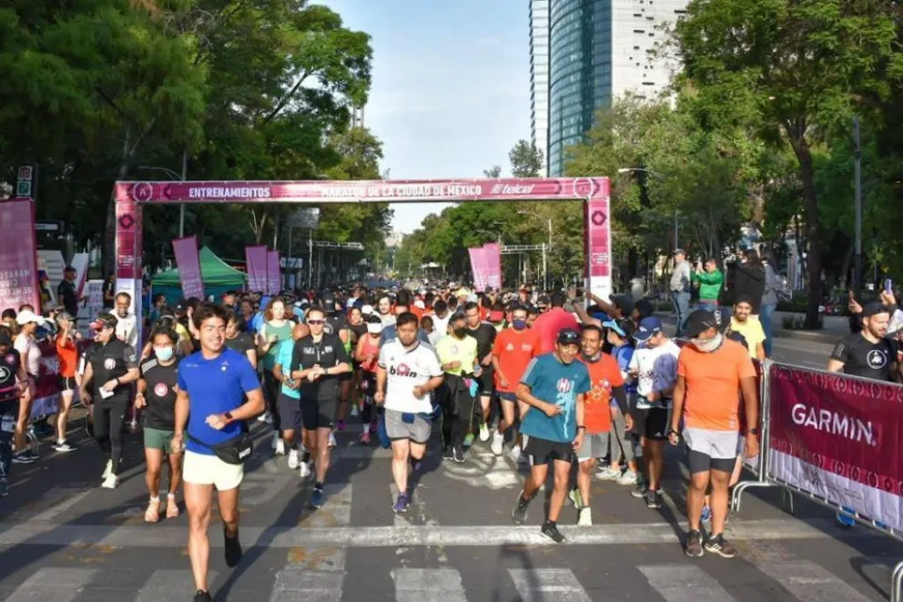 Calles cerradas por el Maratón de la CDMX de este domingo 27 de agosto. Foto: Cortesía