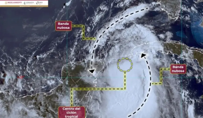 Clima en México hoy 28 de agosto de 2023: tormenta Idalia causarsá lluvias fuertes en Península de Yucatán