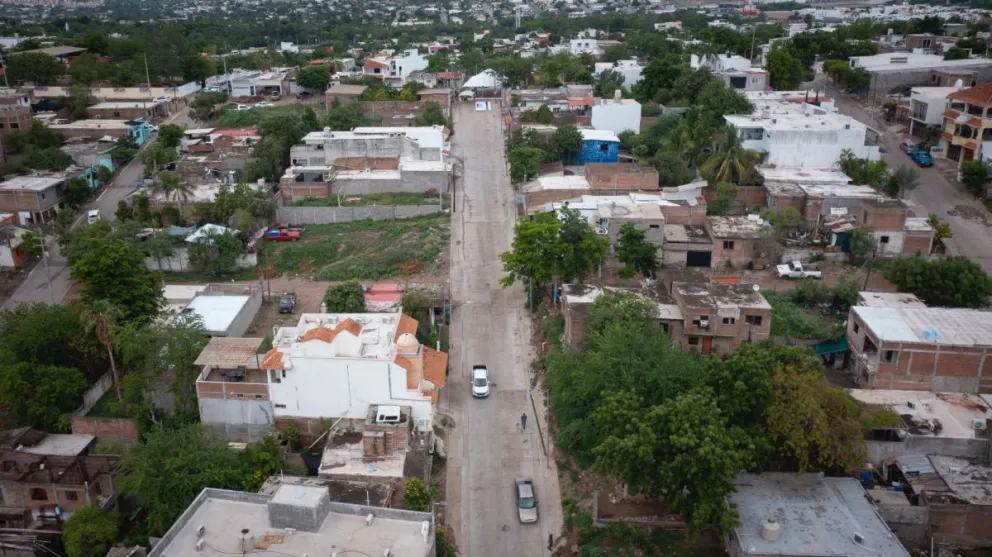 Más vialidades pavimentadas en Culiacán; ahora en las colonias República Mexicana y Vista Hermosa