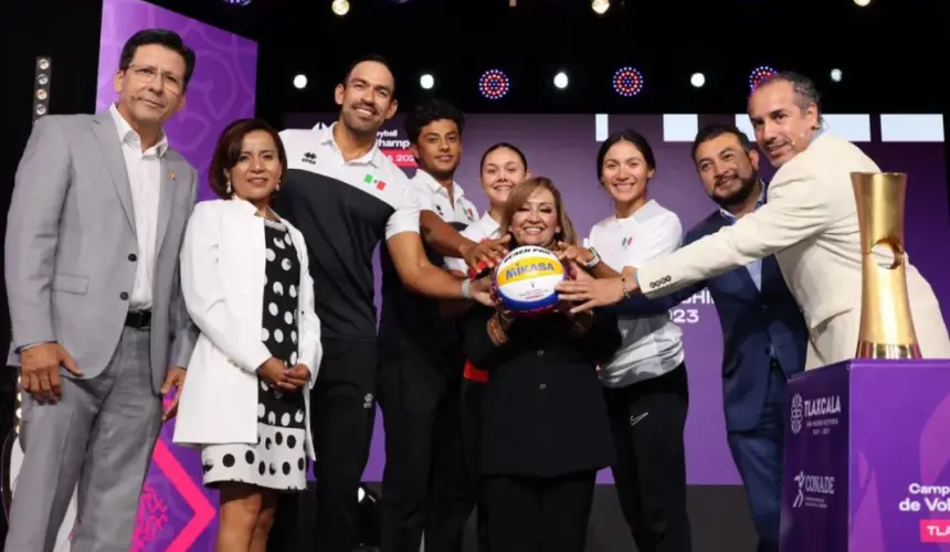 Se realizó Sorteo del Campeonato Mundial de Voleibol de Playa Tlaxcala 2023