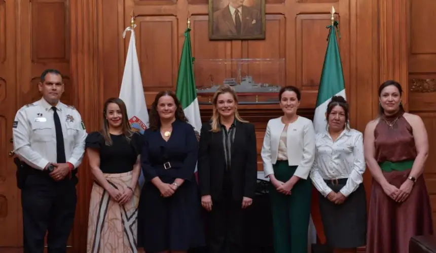 Aspectos de la reunión realizada en Palacio de Gobierno en Chihuahua. Foto: Cortesía