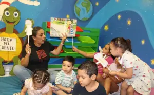 “David se mete en líos”, en la hora del cuento de la biblioteca “Rosa María Peraza” en Culiacán