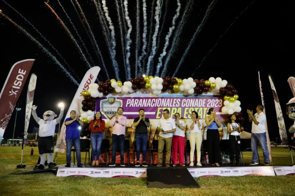 El inicio de la etapa estatal de la Paraolimpiada CONADE 2023 fue la Unidad Deportiva Benito Juárez en Mazatlán.