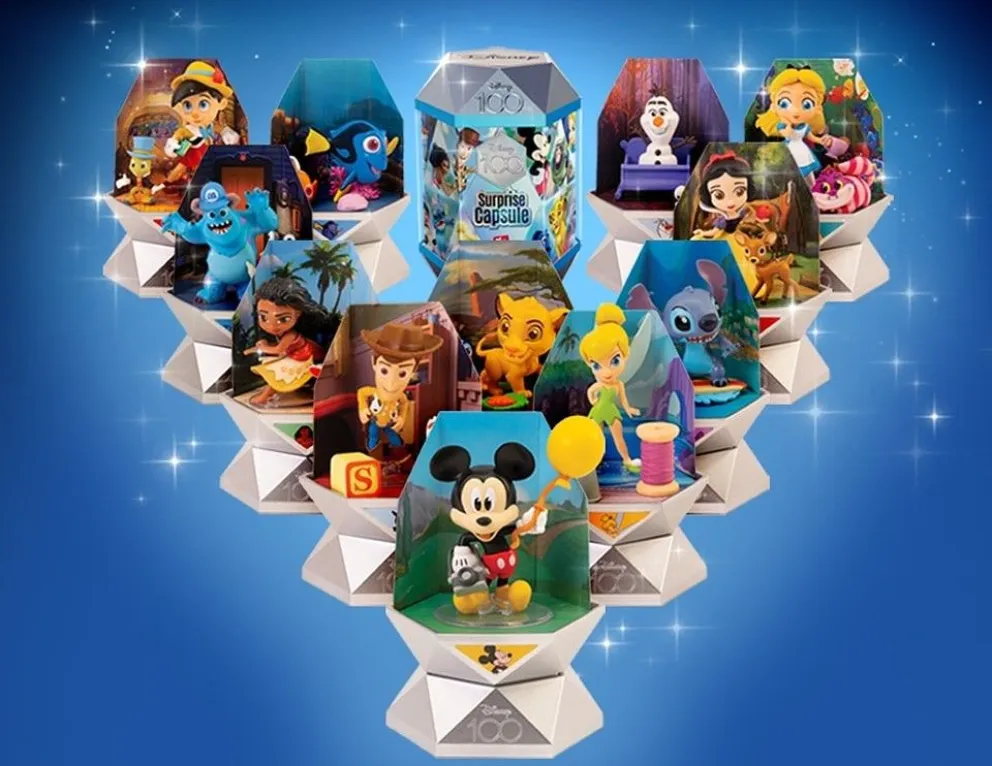 Cápsulas sorpresas Disney se venderán en Cinemex. Foto: Cortesía