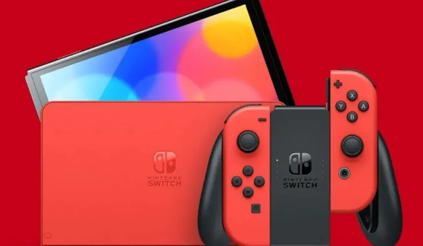 La nueva edición de la Nintendo Switch OLED tiene un diseño inspirado en Mario. Foto: Nintendo